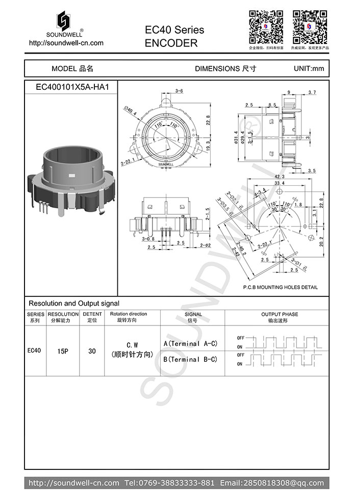 EC40中空編碼器