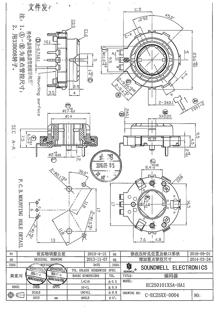 EC25中空型編碼器規(guī)格書