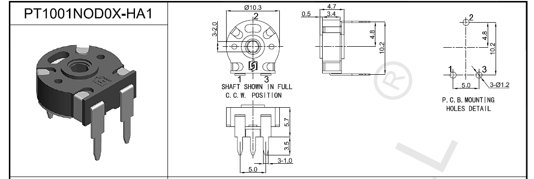 PT10西班牙電位器